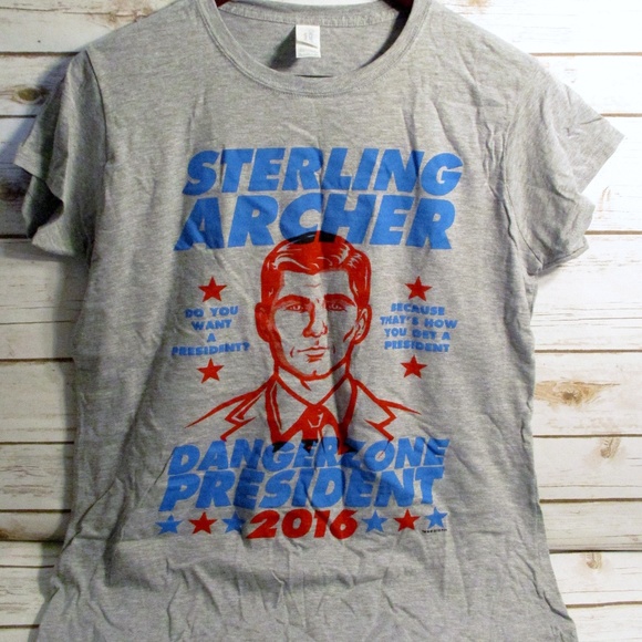 Loot Crate Tops - Sterling for President 2016 T-Shirt - XL Loot Crate Tops - Sterling for President 2016 T-Shirt - XL